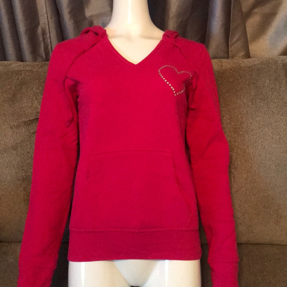 Pink hoodie